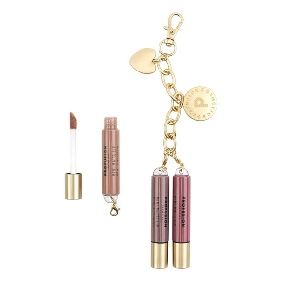 3 Pc Lip Set & Keychain Charm (NEW) - Picture 5 of 5